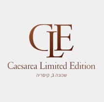 לוגו עם כיתוב: "Caesarea Limited Edition" של קבוצת עץ שקד