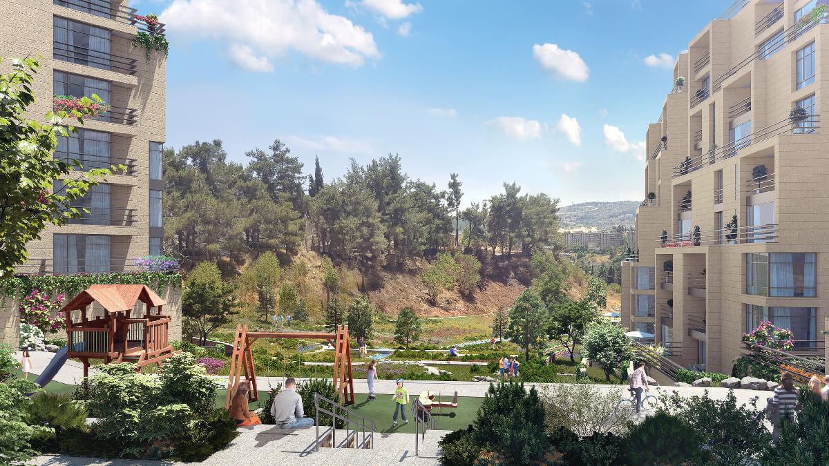 הדמיית חוץ עמק היובל בירושלים